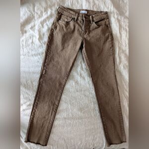 Carve Designs Straight Leg Jeans in Warm Brown